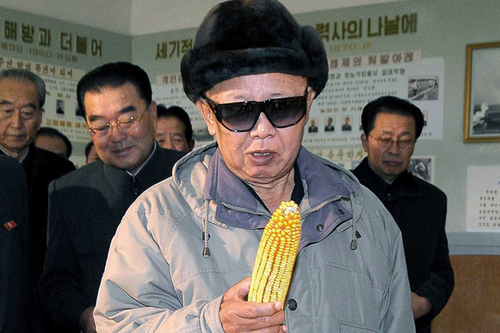 Kim Jong IL Looking at Things
